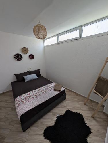 Postel nebo postele na pokoji v ubytování Beach House - Tamraght, Aourir