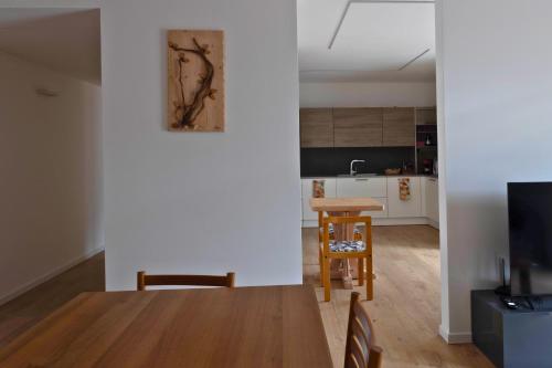 Kuchyň nebo kuchyňský kout v ubytování CasaNegrano - Apartaments