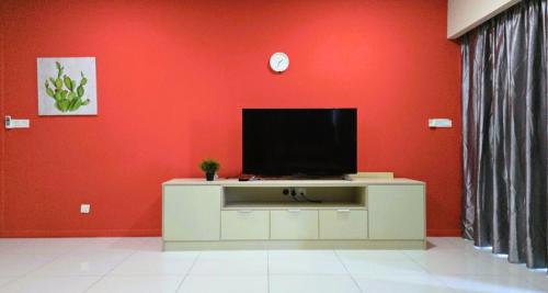 Mercu Summer Suits KLCC by Anasにあるテレビまたはエンターテインメントセンター