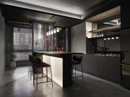 Dapur atau dapur kecil di Guangfa Apartment