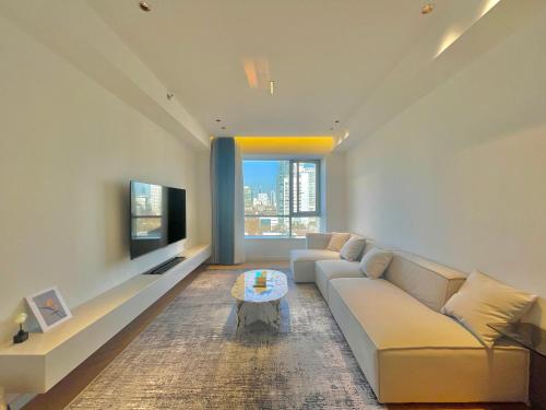 TV a/nebo společenská místnost v ubytování ZHome-Count luxury apartment
