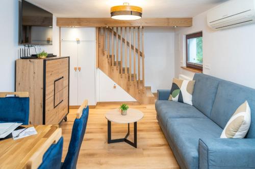 Et opholdsområde på Brane & Jaka Apartments