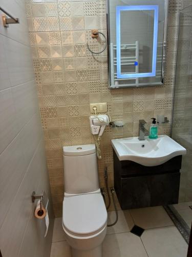 Koupelna v ubytování K17 mini hotel