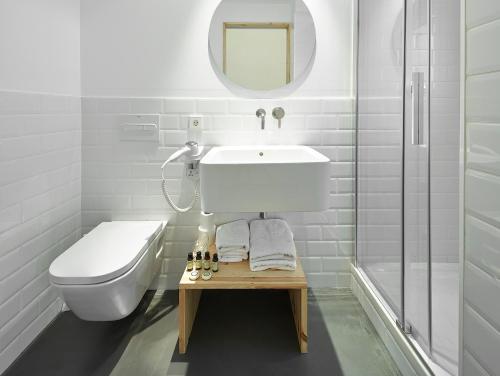 Et badeværelse på La Casa de Antonio Boutique Rooms