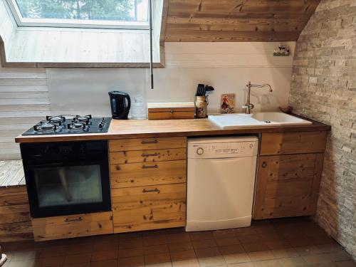 Køkken eller tekøkken på Les Brimbelles