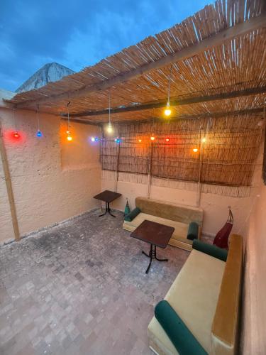 Χώρος καθιστικού στο Dar Mohamadia