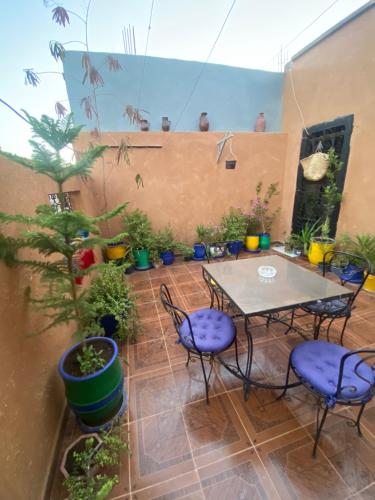 Balkón nebo terasa v ubytování Calm appartment close to airport of Marrakech