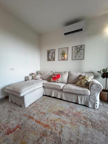 Posezení v ubytování Apartma Lavanda