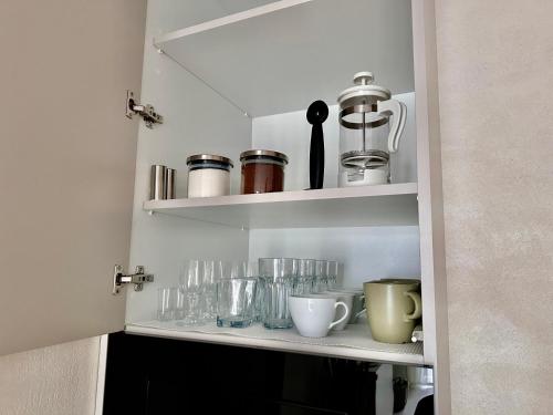 Η κουζίνα ή μικρή κουζίνα στο Apartment Chrzanòw