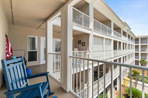 Μπαλκόνι ή βεράντα στο GULF VIEW condo King bed with bunk and LARGE L shaped balcony in cozy Perdido Key