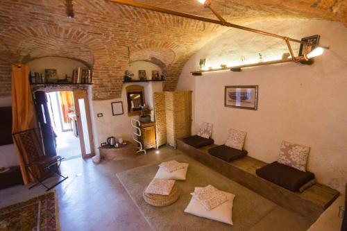 Χώρος καθιστικού στο CasaRosada Healing and Wellness Retreat