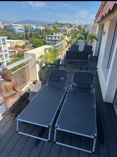 Appartement toit terrasse