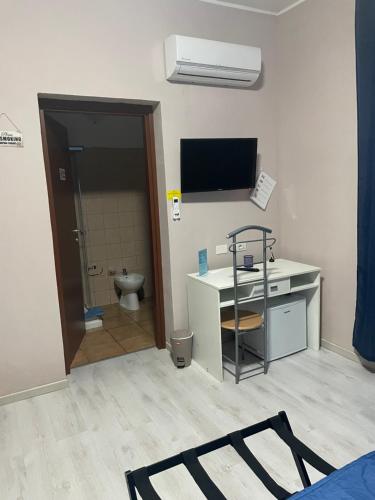 TV a/nebo společenská místnost v ubytování Is Tanas