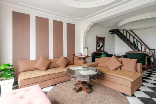 Ruang duduk di Océan breeze ,see view apartment