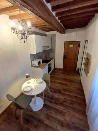 Kuchyň nebo kuchyňský kout v ubytování piccolo Garibaldi appartamento
