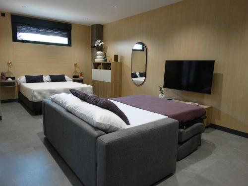 Postel nebo postele na pokoji v ubytování Loft Urbano