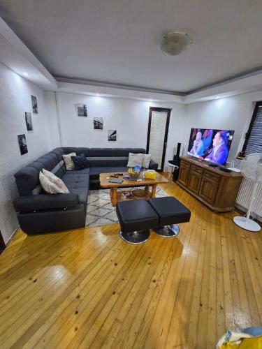 TV a/nebo společenská místnost v ubytování Sarajevo Luxury Villa