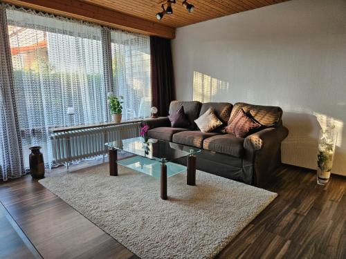 Χώρος καθιστικού στο Hardy's Apartment Nordschwarzwald