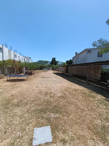 an empty field with a piece of paper on the ground at Villa Serenita in Ulcinj