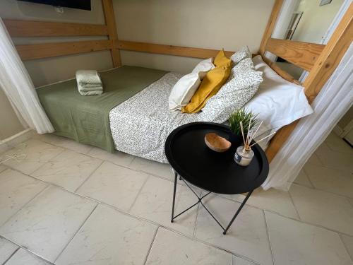 Postel nebo postele na pokoji v ubytování Estudio Playa del Carmen