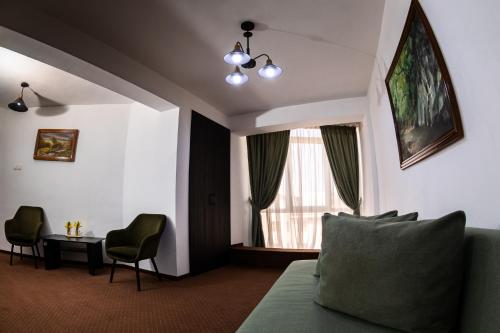 Posezení v ubytování HOTEL CORA Bistrita