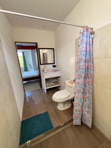 Ένα μπάνιο στο Hostel Castle House