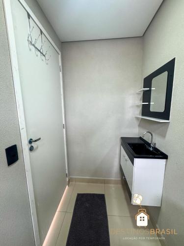 Η κουζίνα ή μικρή κουζίνα στο Apartamento com Vista nas alturas e Área de Lazer
