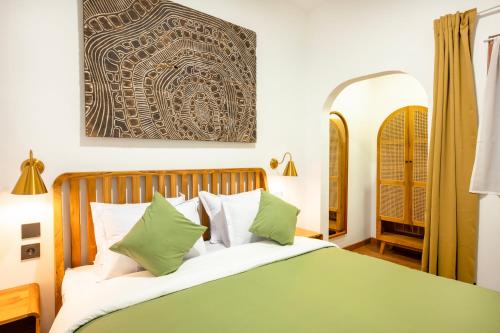 Katil atau katil-katil dalam bilik di Huma Yogyakarta Hostel