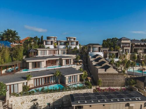 an aerial view of a villa at Seascape Resort & Spa Uluwatu by Ini Vie Hospitality in Uluwatu