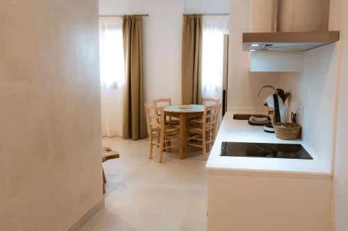 Kuchyň nebo kuchyňský kout v ubytování Apartamentos JR Alborada