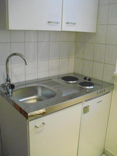Η κουζίνα ή μικρή κουζίνα στο Kleine Ferienwohnung
