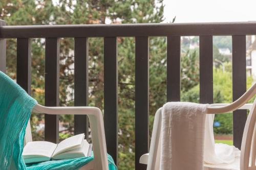 Balkón nebo terasa v ubytování Residence Pierre & Vacances Les Embruns