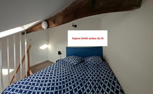 Cama o camas de una habitación en Studio privé à la campagne