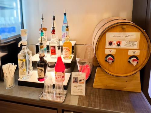 Nápoje v ubytování Hotel Asian Resort