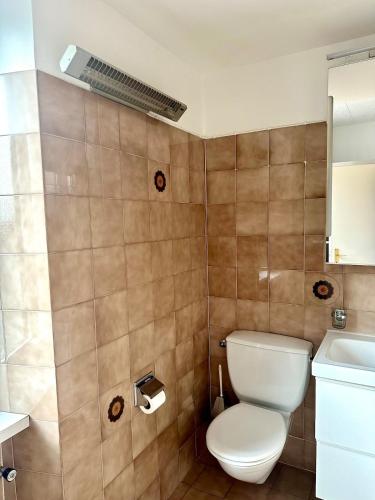 Ένα μπάνιο στο Appartamento Tre Torri - in pieno centro città