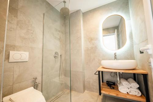 Ένα μπάνιο στο Hotel Boutique Onix