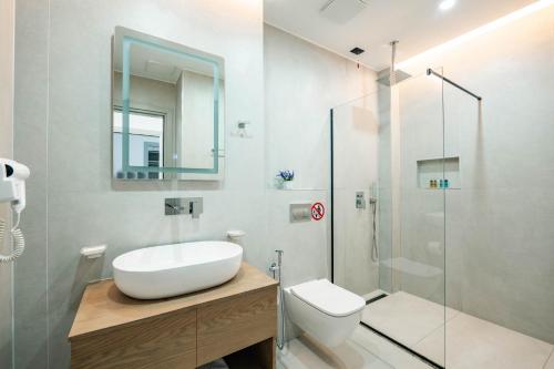 Ένα μπάνιο στο Hotel Boutique Onix
