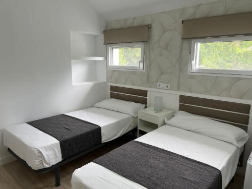 Cama o camas de una habitación en Casa Barrionuevo 2