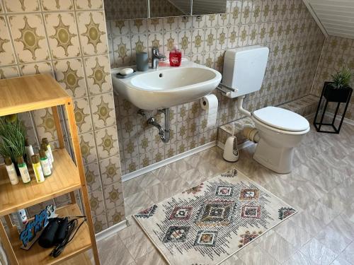 Koupelna v ubytování Ferienwohnung Stark - Heidenrod