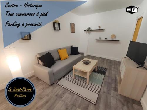 Posezení v ubytování Hyper centre T2 N3 Montluçon