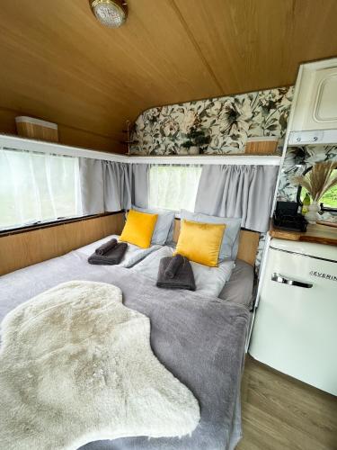 a bed in the back of a rv at Majakatare Holiday Homes in Maasi
