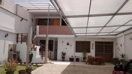 Balkón nebo terasa v ubytování Hospedaje Puesta de Sol