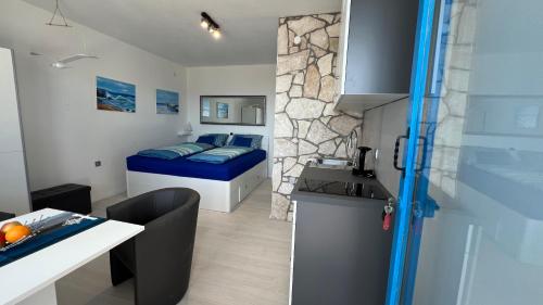Postel nebo postele na pokoji v ubytování Villa Galeb