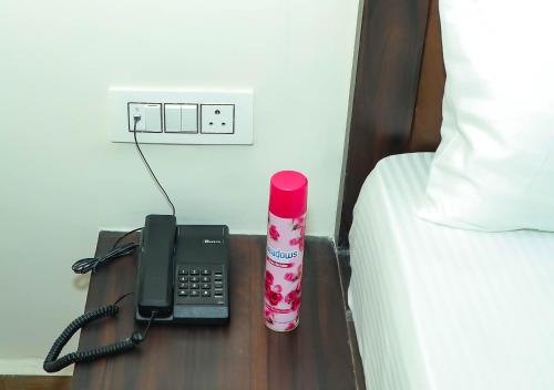 Postel nebo postele na pokoji v ubytování Hotel Center Point