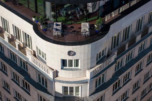 an overhead view of the side of a building at Dorothea Hotel, Budapest, Autograph Collection in Budapest
