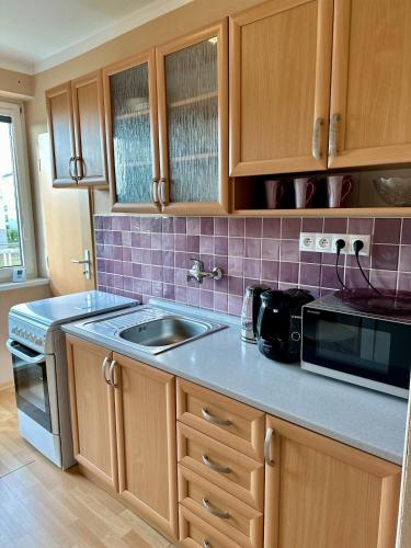Η κουζίνα ή μικρή κουζίνα στο Apartmán Fialka
