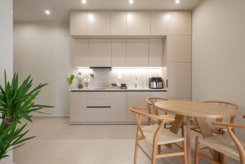 Køkken eller tekøkken på Brisa Marina Limnos