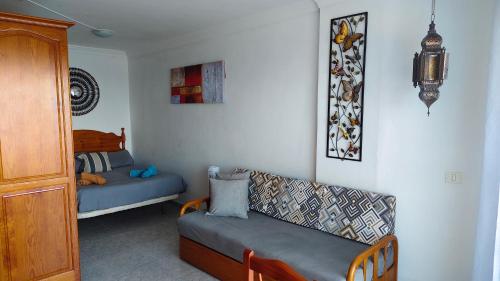 Posezení v ubytování Acogedor Apartamento en Playa San Marcos, Icod de los Vinos