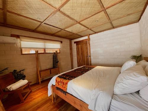 Ένα ή περισσότερα κρεβάτια σε δωμάτιο στο Villa Elo-pare