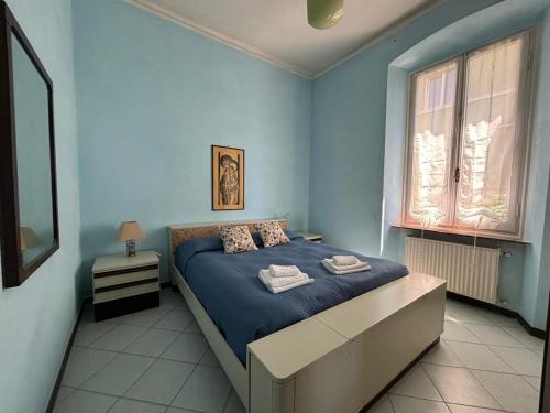 Postel nebo postele na pokoji v ubytování Apartment in Chiavari